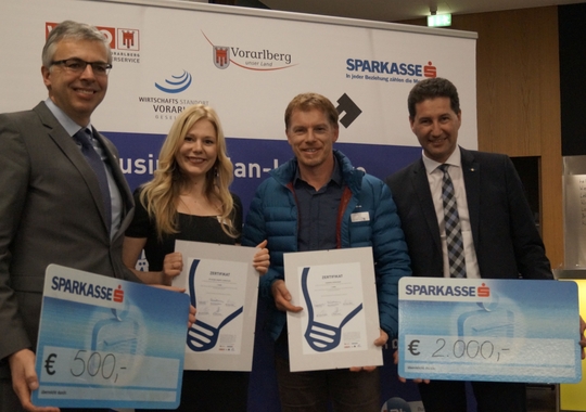 Businessplan-Wettbewerb Siegerfoto