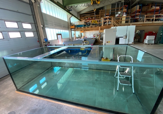 Aquarium in Produktion